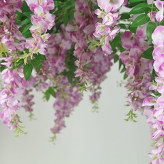 55″ LAVENDER Silk Wisteria Vine Hanging Artificial FLOWER Chandelier Party