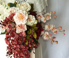 Ribbons and Garden Silk Wedding Bouquet