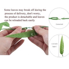 50pcs 300 ft Artificial Vine Greenery Garland for Room Decor Faux Willow Vine…
