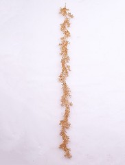 6 ft Metallic GOLD Artificial Boxwood Leaves Hanging Foliage GARLAND Party Event