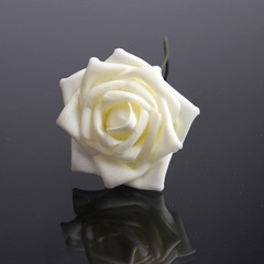 3.2″ 50pcs Artificial Flower Foam Rose Leaf Bridal Bouquet Party Decor B109
