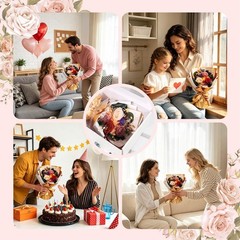 Forever Preserved Rose Bouquet – Fresh Flowers for Anniversary, Birthday & Mothe