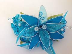 BRIDAL BOUQUET/ Ramo De Novia O De Quinceañera. TURKESA