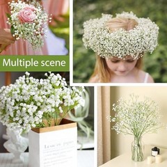 Babys Breath Artificial Flowers, Baby Breath Flowers Artificial Bulk 36 Pcs