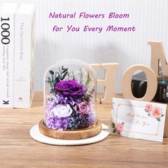 lovenfold Flowers for Delivery Preserved Rose Gifts Purple