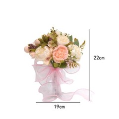 Bride Bridesmaid Wedding Bouquet,Artificial Flowers Elegant Artificial Romantic