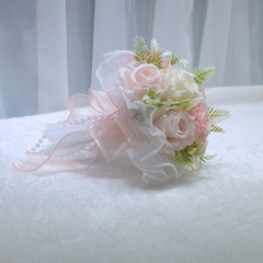 Artificial Faux Silk Rose Flower Wedding Party Decorations Holding Bride Bouquet