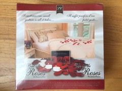 Lover’s Choice A Bed Of Roses Romance Kit Rose Petals, Tea Lights & Invite NEW