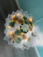 Glowing Princess and the frog themed Bouquet That Can Be Customized
