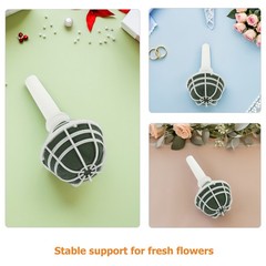 18 Pcs Floral Holder Wedding Flower Bouquet Frame for Fresh Flowers