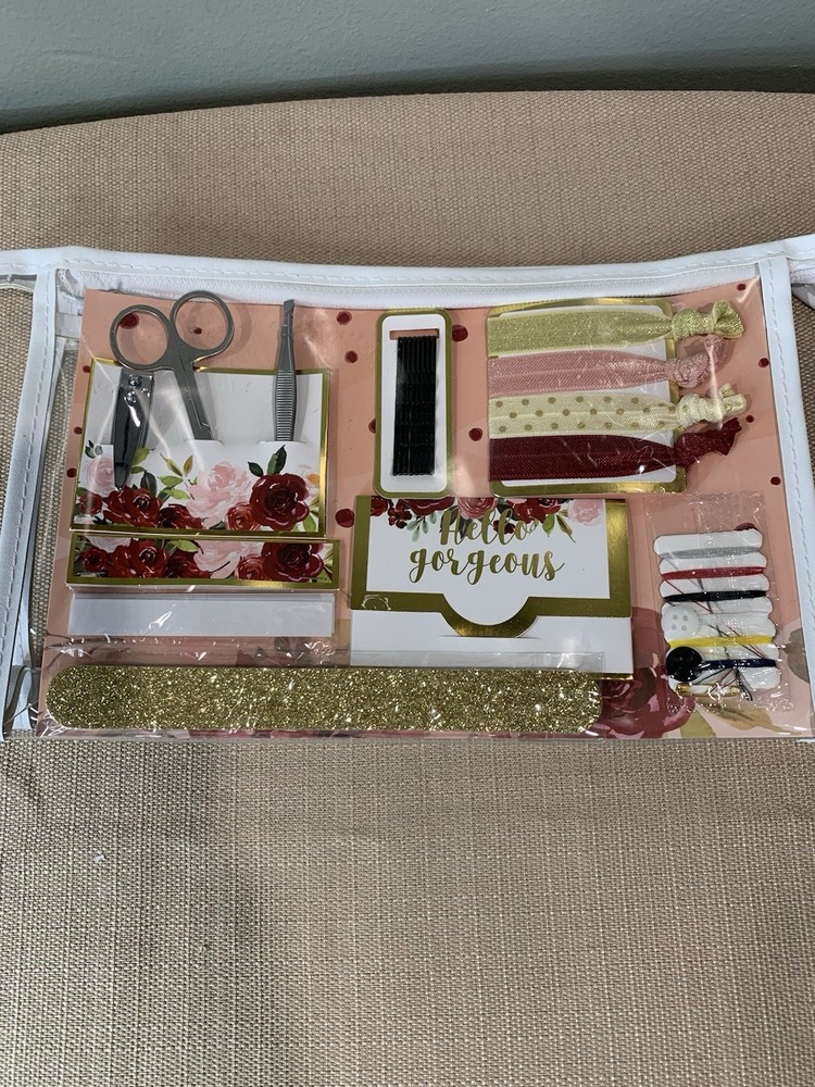 Kate Aspen Burgundy Blush Floral Wedding Day Survival Kit