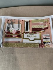 Kate Aspen Burgundy Blush Floral Wedding Day Survival Kit