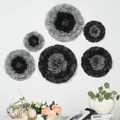 12 16 20 in Tissue Paper Carnations Flowers Wall Backdrop Party Decorations