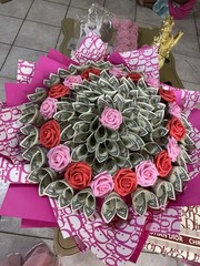 Bridal Bouquet Exquisite Rhinestones Silk Roses Pearls Handmade Wedding Bouquets
