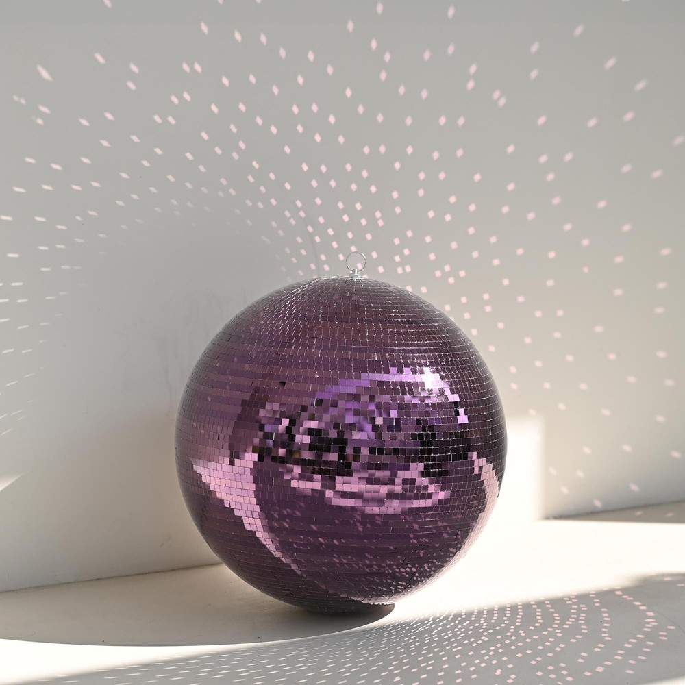 Yescom 16″ Large Disco Ball Mirror Big Hanging Glass for Party Events Wedding
