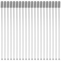 20PCS Pin Stick Metal Safety Brooch Pin Collar Clip Pin Clutches Stick Brooches