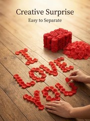 1000 Pcs Artificial Fake Rose Petals,Flower Petals for Romantic Night, Engage…