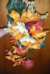 Tropical Orchid Cascade Bouquet