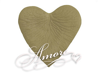 1000 Wedding Silk Rose Petals Heart Shape Sage, Petals & Garlands, Rose Petals