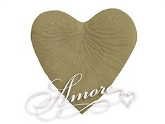 1000 Wedding Silk Rose Petals Heart Shape Sage, Petals & Garlands, Rose Petals