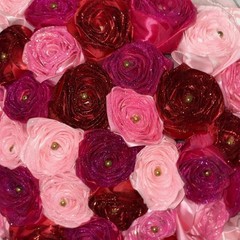 Huge Pink & Red Glitter Rose Bouquet – Dior Inspired Wrapping