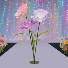 Large Flowers Artificial Flower Decoration – Wedding Giant Flowers Elegant Decor