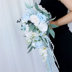 Modern Rose Bouquet for Bride Bridal Holding Flowers Wedding Photo Props