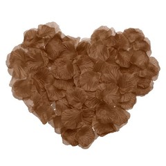 1000pcs Artificial Rose Petals Fake Silk Flower Petals for Wedding Khaki