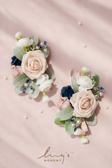 2Pcs Wedding Shoulder Corsage Artificial Flowers, Girl/Mother Homecoming/Prom Co