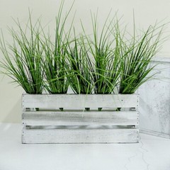 3 Green 20-Inch tall Artificial GRASS SPRAYS STEMS Home Decorations Centerpieces