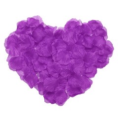 500pcs Artificial Rose Petals Fake Silk Flower Petals for Wedding, Magenta