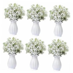 100PC Baby Breath Artificial Flowers – Babies Breath Flowers Artificial Bulk