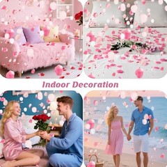 200 Pcs Silk Rose Petals,Roses Petal for Wedding,Flower Petal for