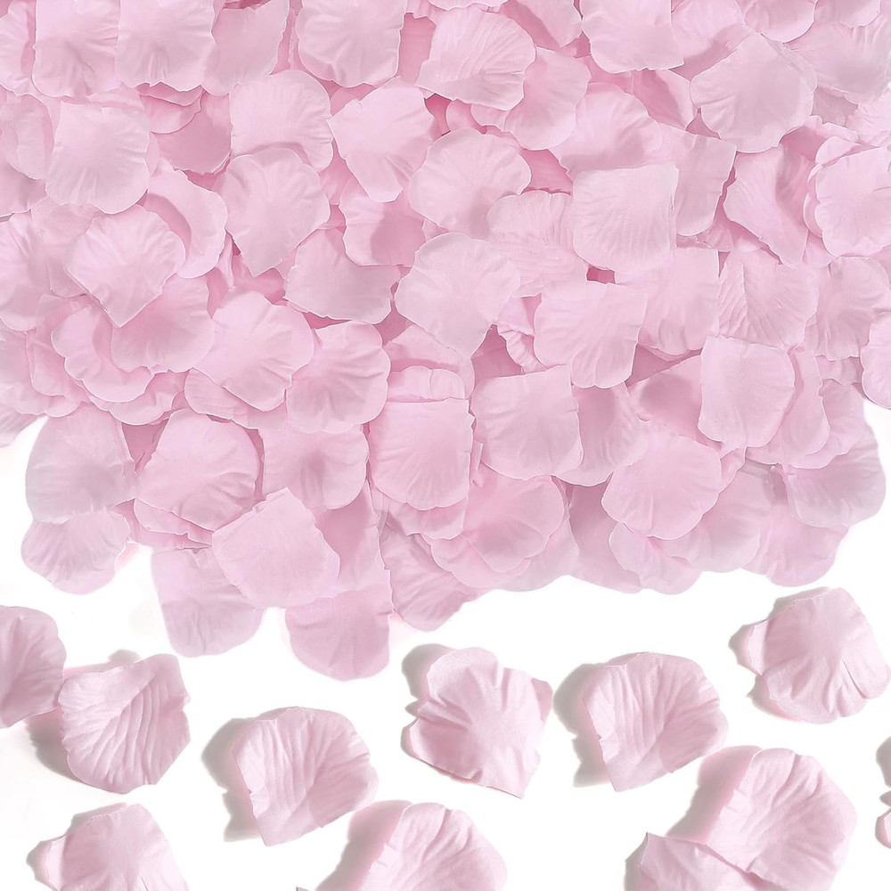 1000 Pcs Rose Petals Artificial Silk Flower Petals Romantic Decorations for Wedd