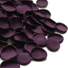 300Pcs Rose Petals Plum Faux Silk Flower Petals for Wedding Flower Girl Basket A