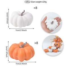 iToids 16 Varies (2.76 inches x 2.76 x 1.97 inches), Orange and White