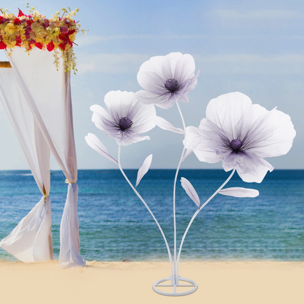 170cm Gradient Purple Artificial Flower for Wedding Decoration, Durable Design