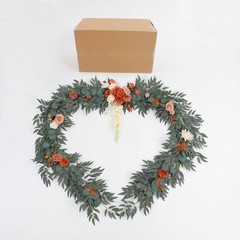 275cm Artificial Floral Garland Handmade Rattan Flower Garland For Wedding Party