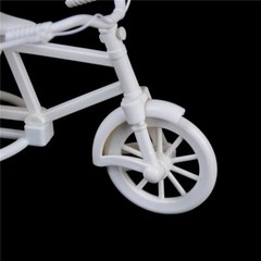 Rattan Bicycle Storage Basket Float Vase Plant Stand Holder Flower Basket