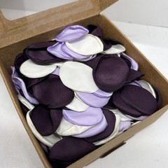 Floroom 300pcs Rose Petals PlDark Purple Lavender Ivory – Great For Weddings!