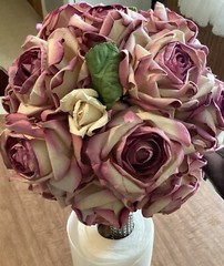 Handmade Gorgeous Large Millinery Paper Rose Bouquet