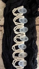 7 Pieces Corsage Wristlet Elastic Pearl Wrist Bands Wedding Wrist DIY Faux Flow