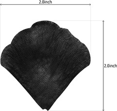 1000 Pcs Exquisite Black Rose Petals, Emulation Silk Rose Petals, Artificial Flo