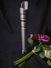 Unique bridal bouquet handle for sci-fi, cosplay, and themed weddings