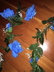“2” Silk Rose Garlands “Vibrant Royal Blue” 5Ft Wedding/Shower Decor *Gorgeous*