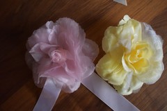 Flower Motif Corsage Boutoniere Brooch Pin Accessory set of 9 Pcs