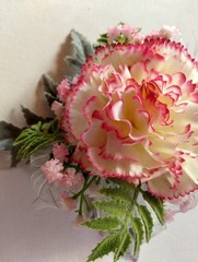 Cute little carnation wrist corsage