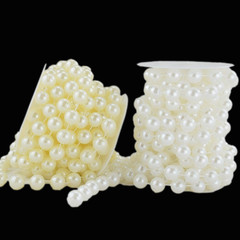 Pearl Strands, 14 Mm Large Pearls Garland Faux Crystal Beads Garland Spool Roll