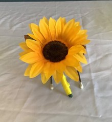 Sunflower boutonniere