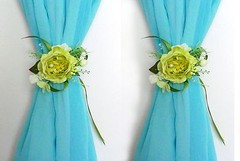 4 Pcs Pretty Rose Flower For Curtain Gift Box Decoration